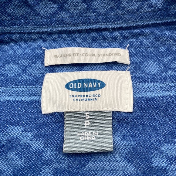 Old Navy Mens Button Down Flannelette Shirt Size Small - Picture 3 of 4
